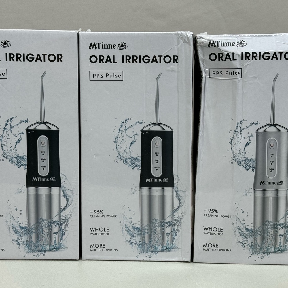Mtinne Oral Irrigator Water Flosser Lot of 3 Sealed Brand New